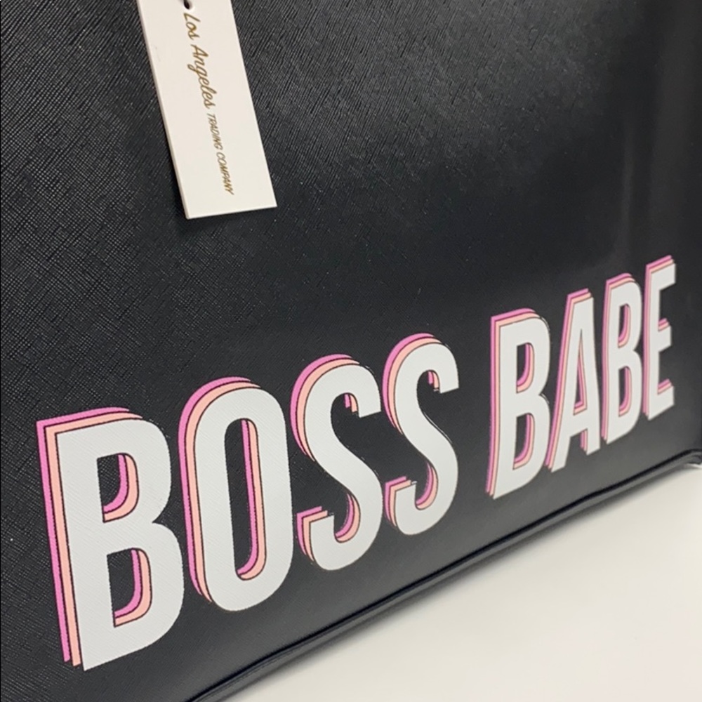 *LAST ONE* Boss Babe Vegan Leather Tote - Picture 4 of 6
